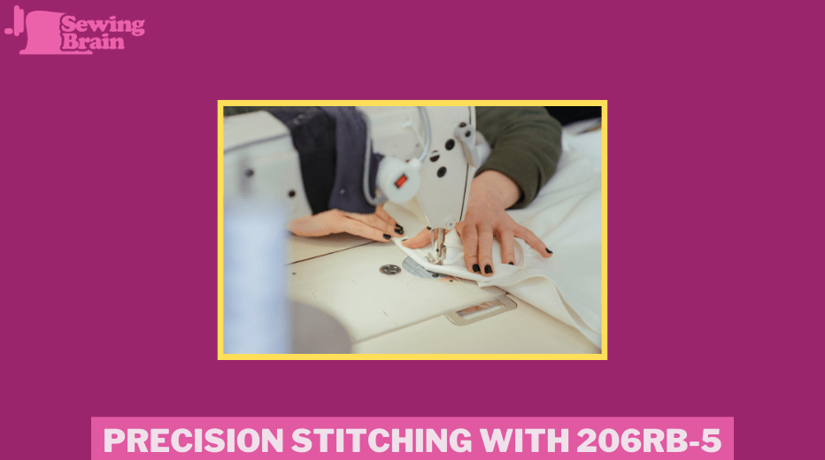Precision Stitching with 206RB-5 - Consew 206RB-5 sewing machine